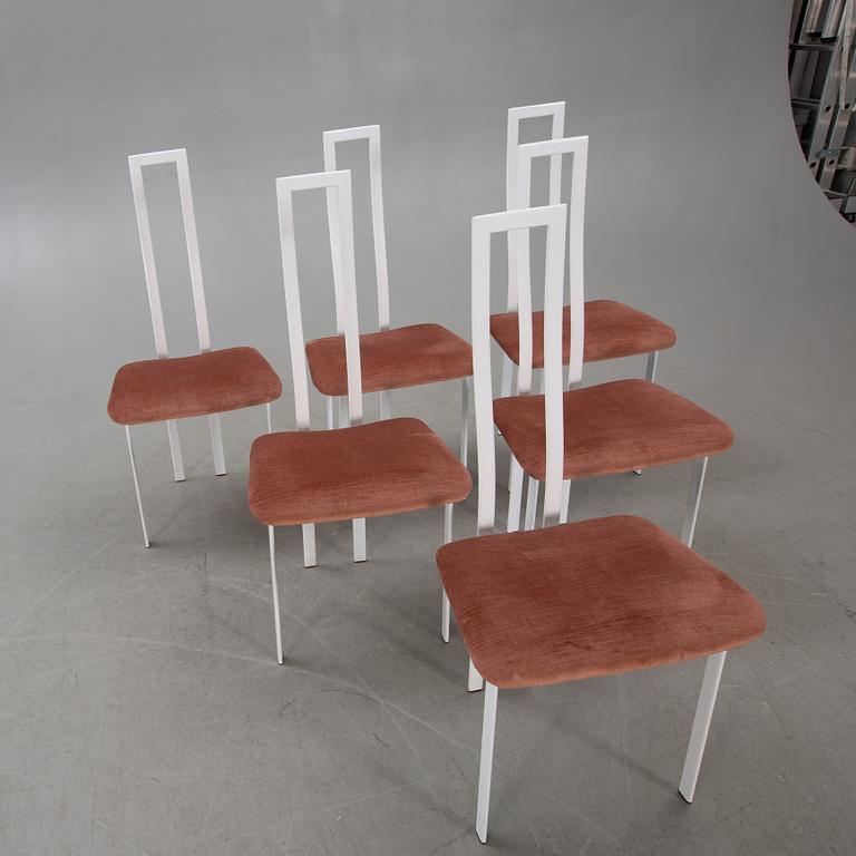 Chairs, 6 pcs, Cattelan Italia, 1980s.