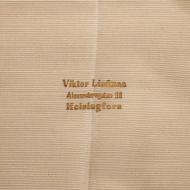 A canteen box of 253 pieces silver cutlery by Viktor Lindman, Helsinki 1916.