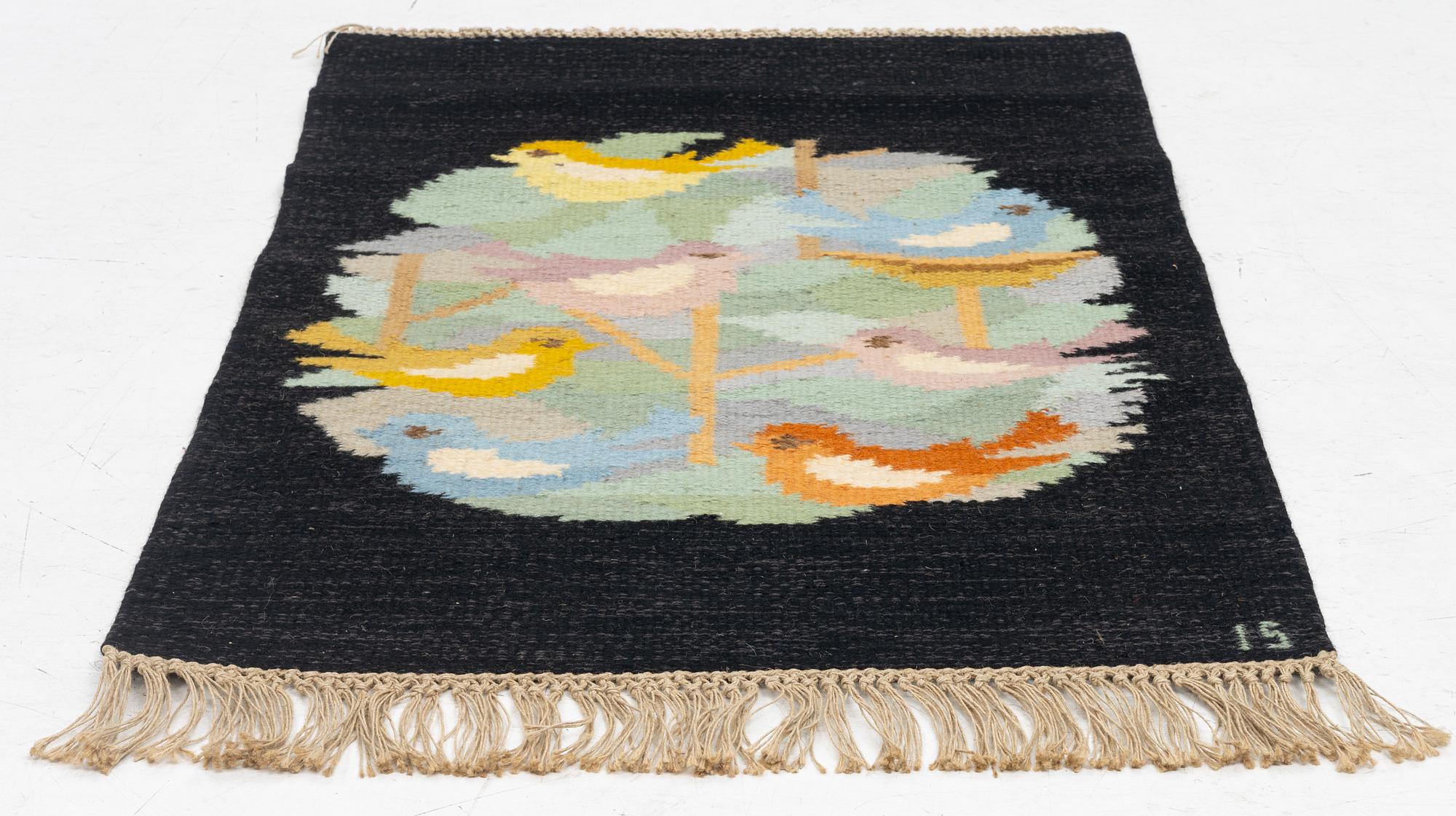 Ingegerd Silow, rölakan, "Skogsgläntan", 85 x 120 cm.