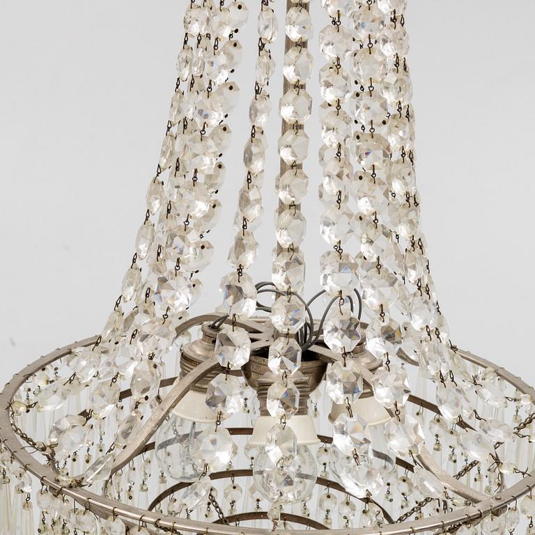 An early 20th century chandelier.