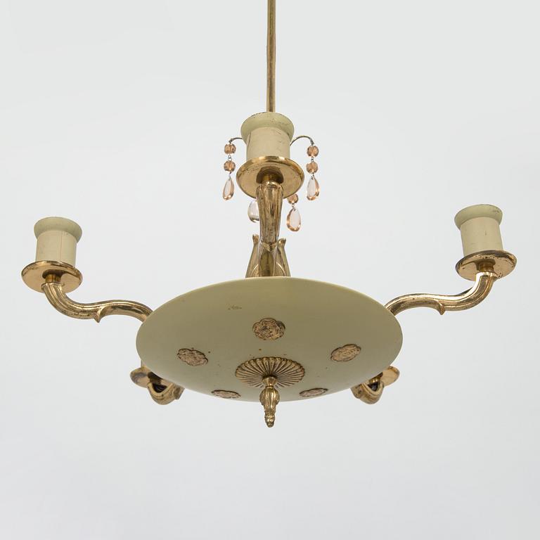 Paavo Tynell, a 1930/1940's '1374' chandelier for Taito.