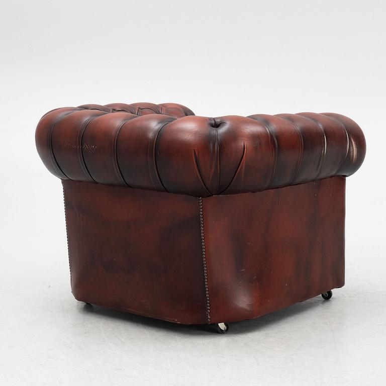 Fåtölj, Chesterfieldmodell, 1900-talets slut.
