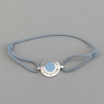 BVLGARI, a sterling silver bracelet.