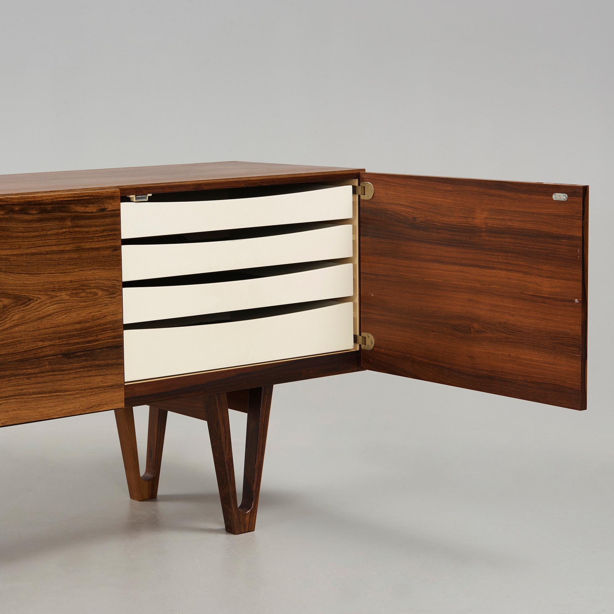 An Ib Kofod Larsen palisander sideboard, Seffle, Sweden 1960's.
