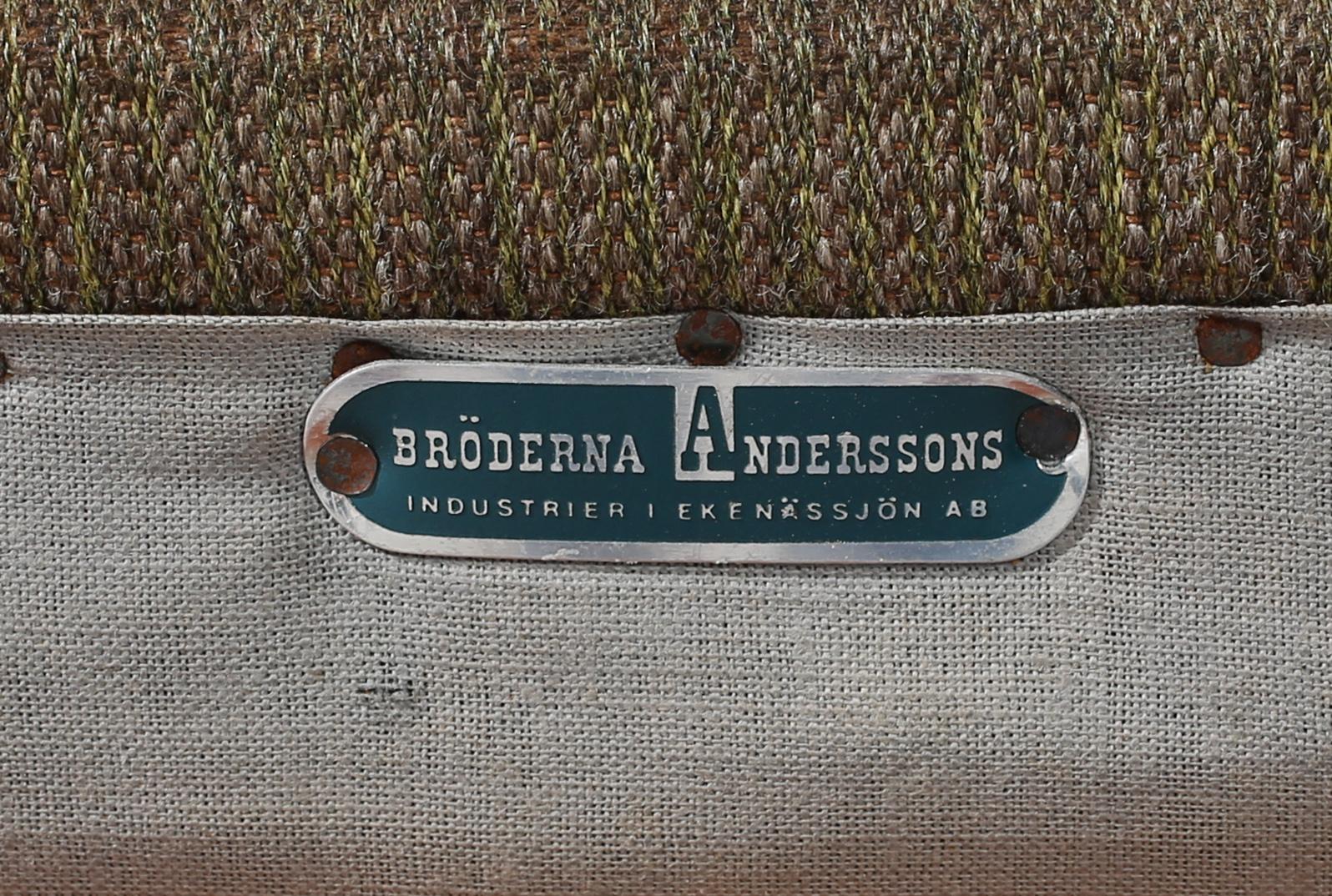 FÅTÖLJER, ett par, Bröderna Andersson, 1900-talets tredje kvartal.