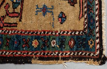 A rug, semi-antique Karadja, ca 216 x 140-144 cm.