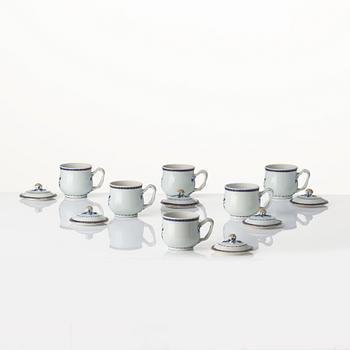 A 'Chinese Export' service, Qing dynasty, Jiaqing (1796-1820). (10 pieces).