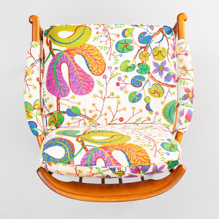 Kerstin Hörlin-Holmquist, a pair of 'Skrindan' easy chairs, OPE, second part of th 20th century.