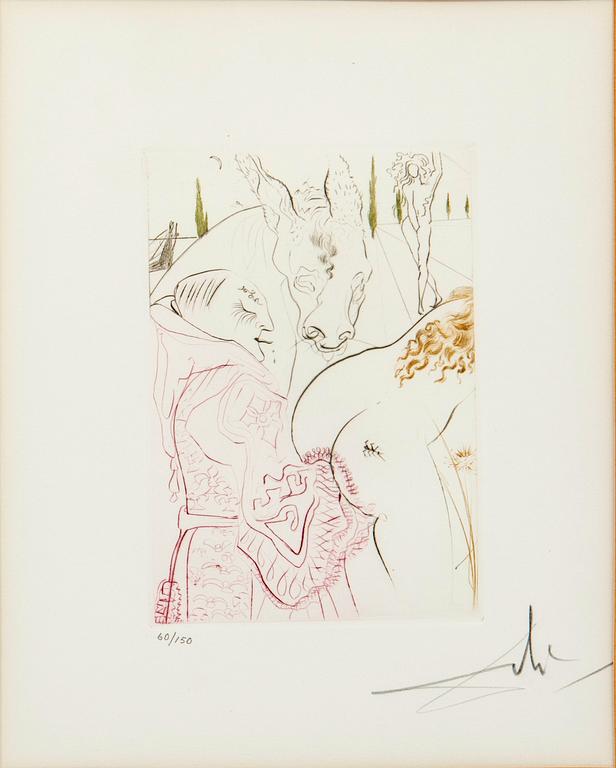 Salvador Dalí, "Le jument de compere Pierre" ur "Le Décameron".