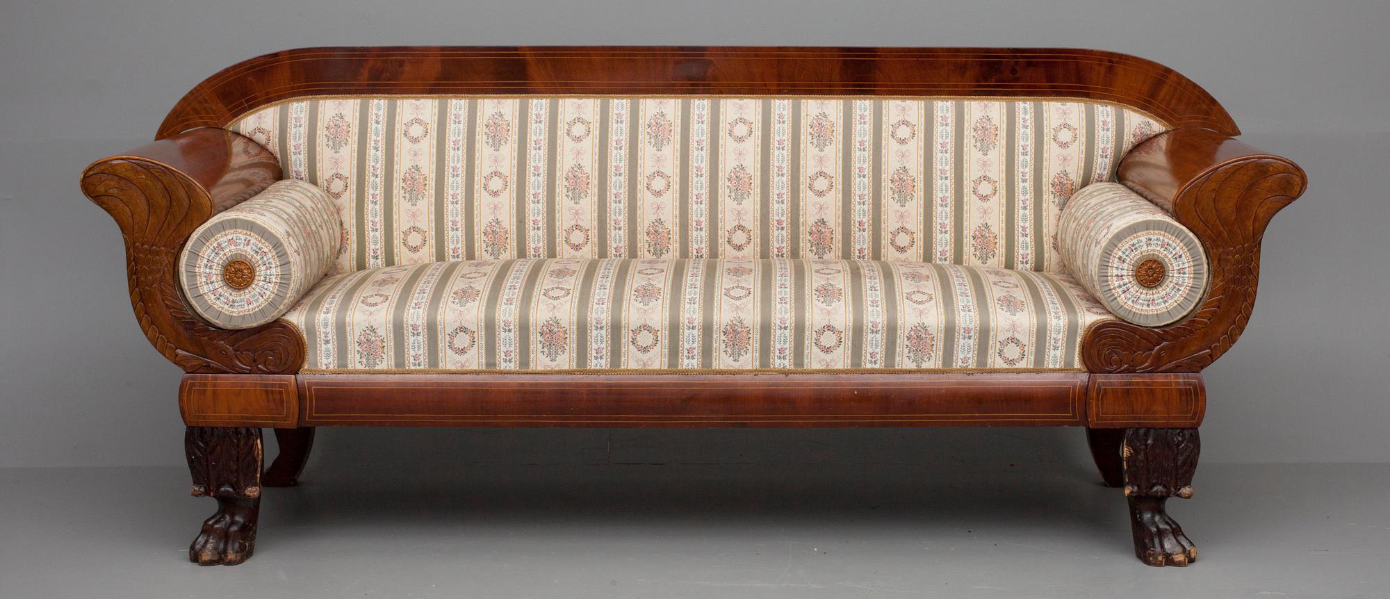 SOFFA, biedermeier, 1800-talets mitt.