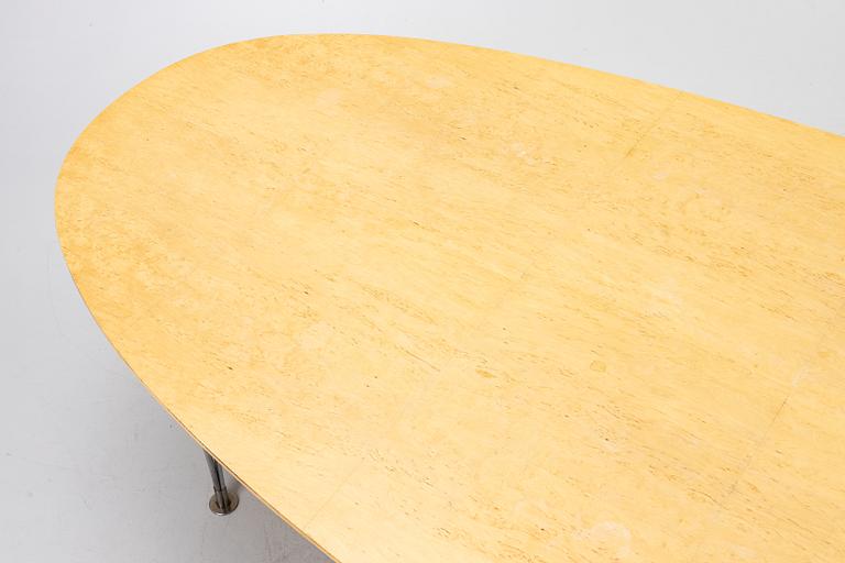 Bruno Mathsson, & Piet Hein, a 'Superellips'  dining table, Mathsson Internationl, Sweden,