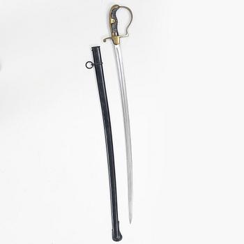 A German sabre and a hunting sword.