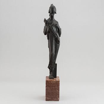 Jan Hána, efter. Skulptur. Signerad. Brons, höjd 54,5 (ink bas).