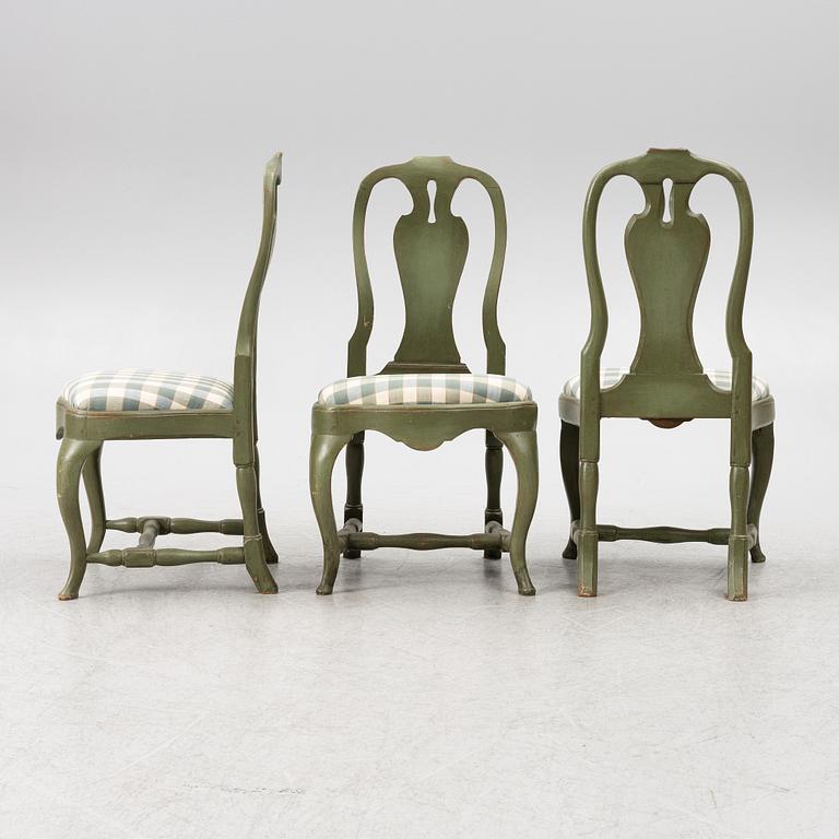 Chairs, 3 pcs, Rococo 18th century.