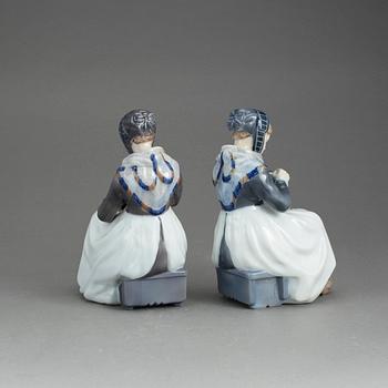 FIGURINER, 2st, porslin, Lotte Benter, Royal Copenhagen.
