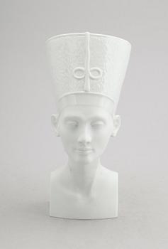 SKULPTUR, porslin, Nefertiti, Rosenthal.