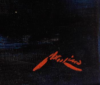 AXEL LIND, olja på duk, signerad.