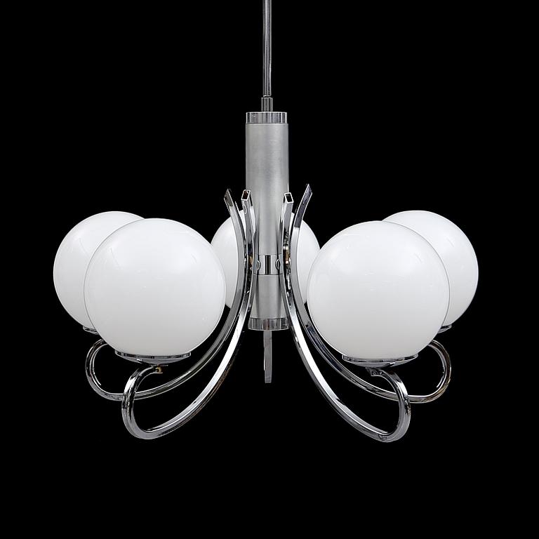 TAKLAMPA, 1900-talets mitt. Höjd ca 79 cm.