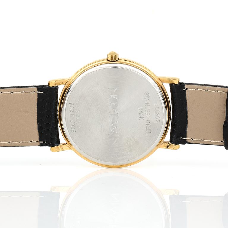 ARMBANDSUR, herr, stål och förgyllt stål, Longines.