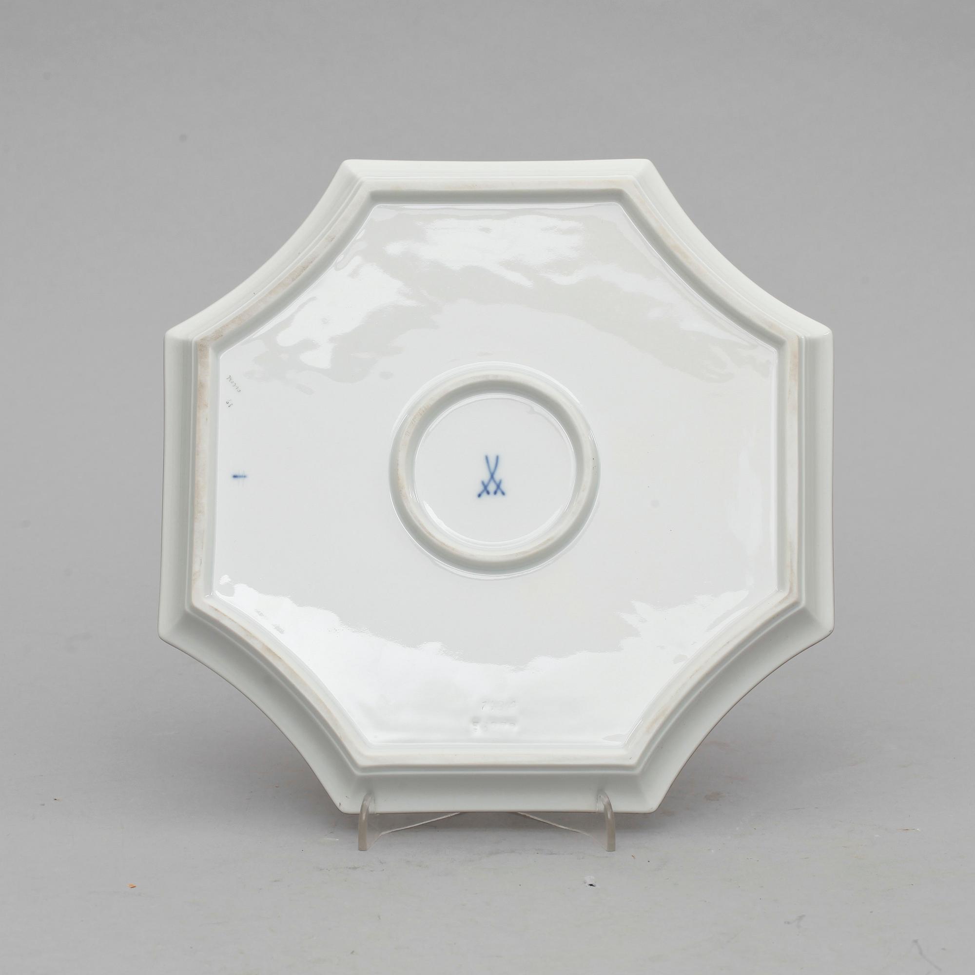 LIKÖRSERVIS, 8 delar, porslin, Meissen, 1900-tal.