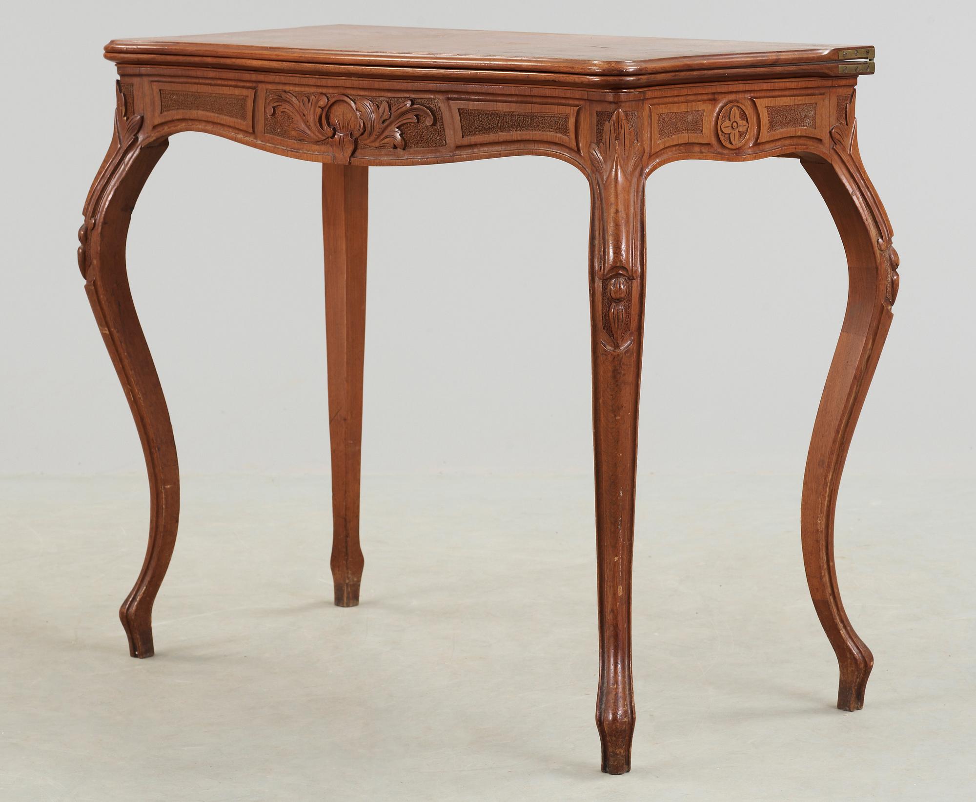 SPELBORD, nyrokoko, sent 1800-tal.