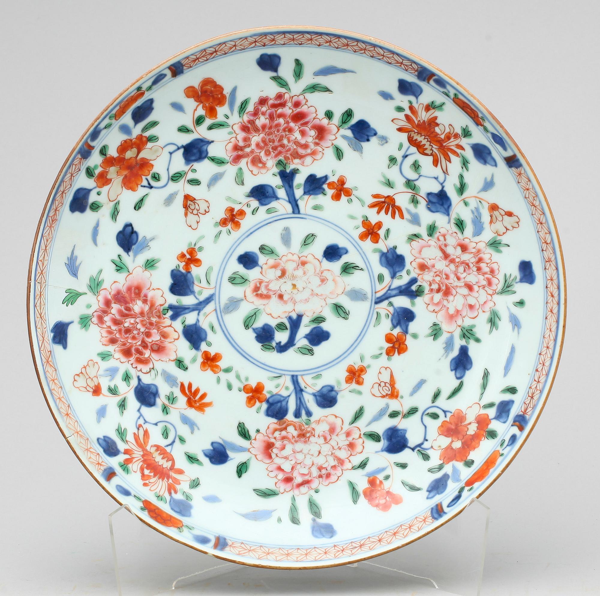 SKÅLFAT, porslin, Kina, Kangxi (1662-1722).