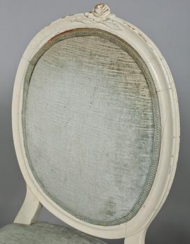 STOLAR, 4 st, gustaviansk stil, omkring år 1900.