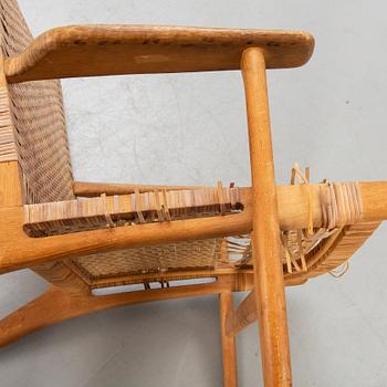 Hans J Wegner,  fåtölj, "CH-27", Carl Hansen & Son, Danmark, 1900-talets andra hälft.