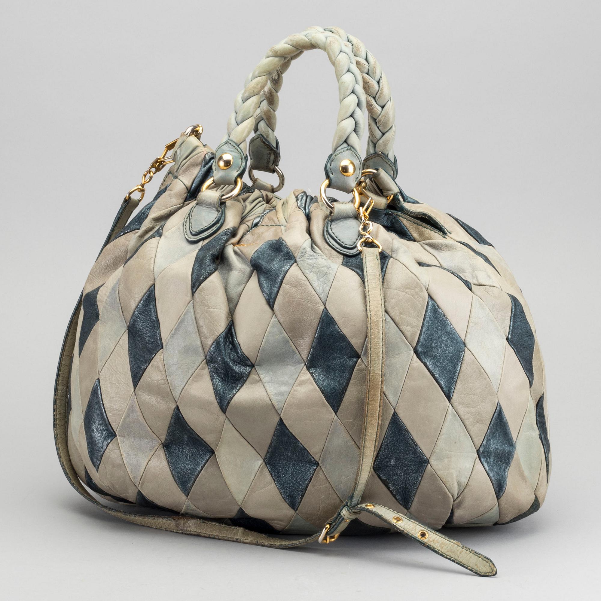 A MIU MIU, "Harlequin Hobo" bag.