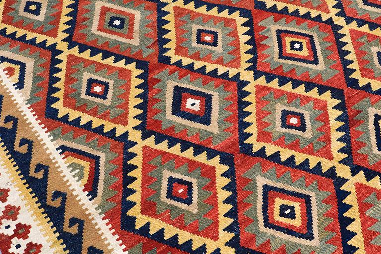 CARPET, Kilim, ca 246 x 195 cm.