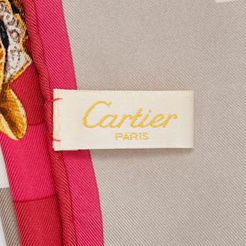 Cartier, a twill silk scarf.