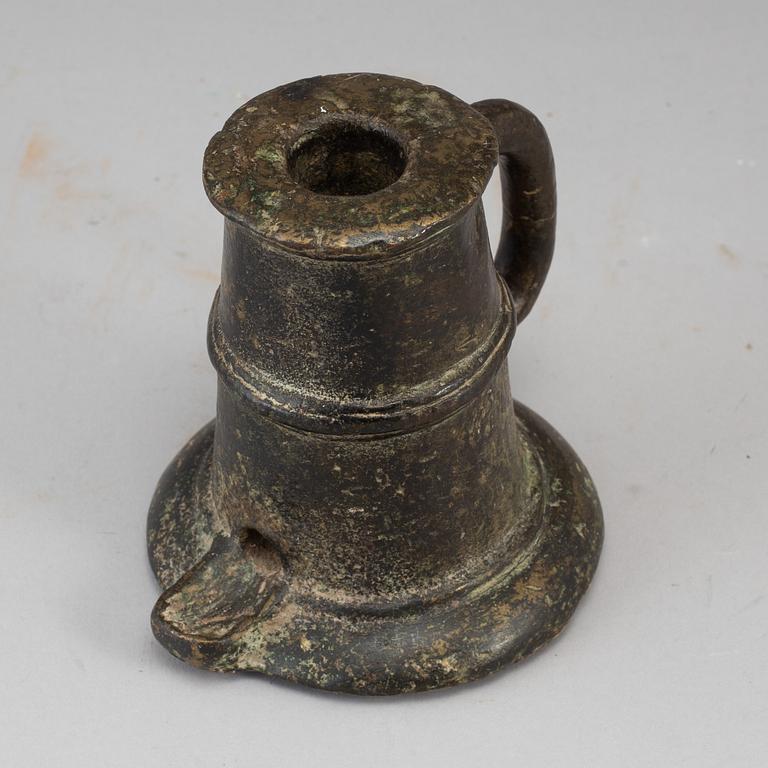 A 16th century bronze salut cannon.