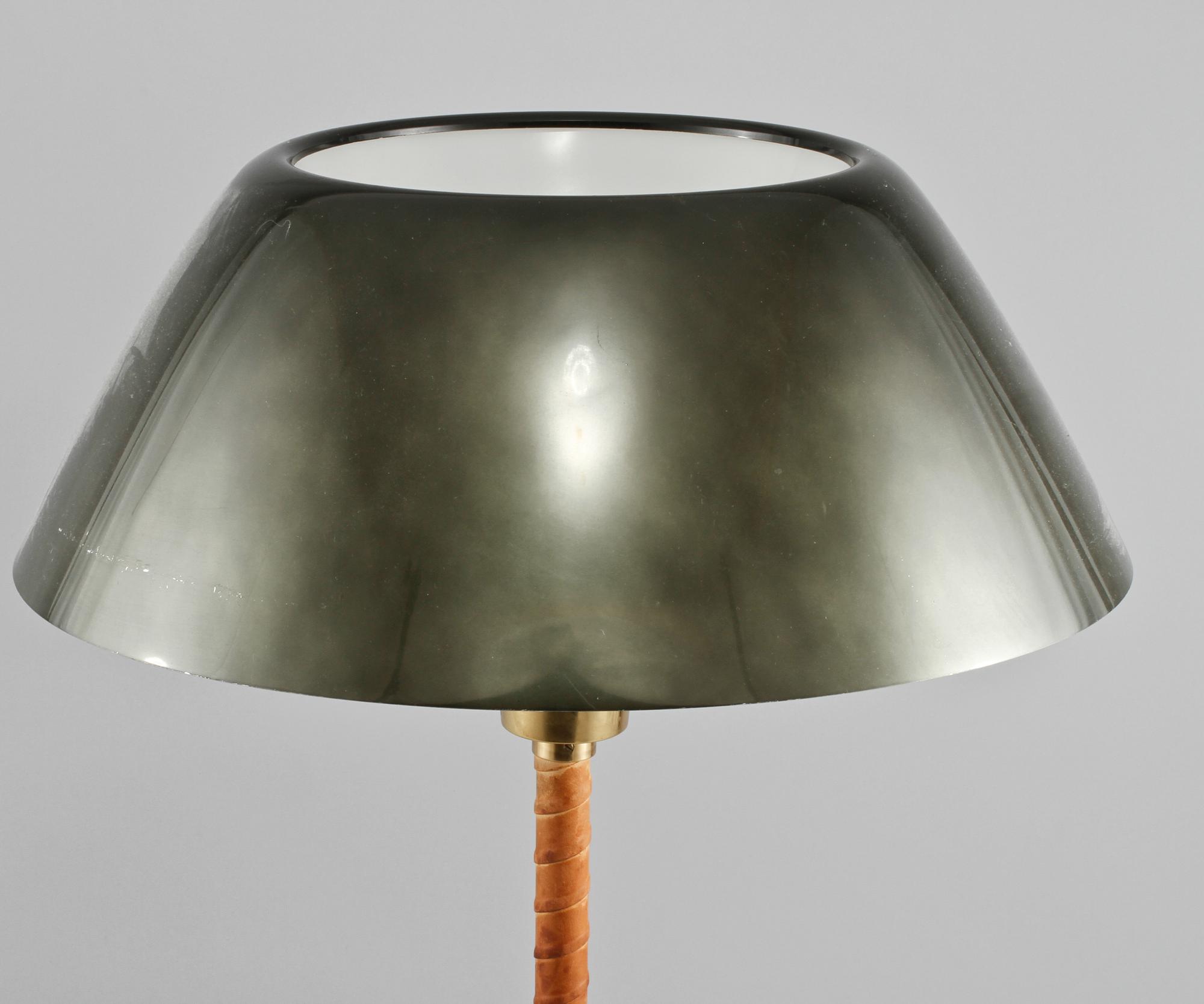 BORDSLAMPA, mässing, Lisa Johansson-Pape, Orno, Finland, 1950-tal.