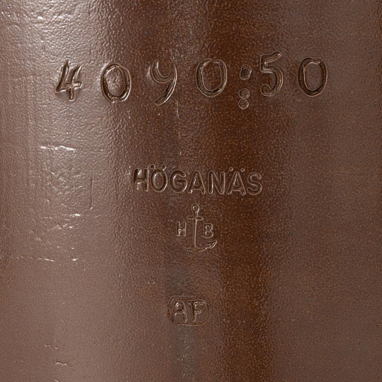 A saltglazed stoneware keg, Höganäsbolaget, Sweden,