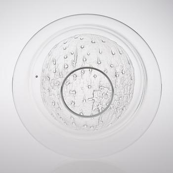 TIMO SARPANEVA, lasiveistos, Finlandia-sarjan kulho, signeerattu Timo Sarpaneva 3376. Iittala.