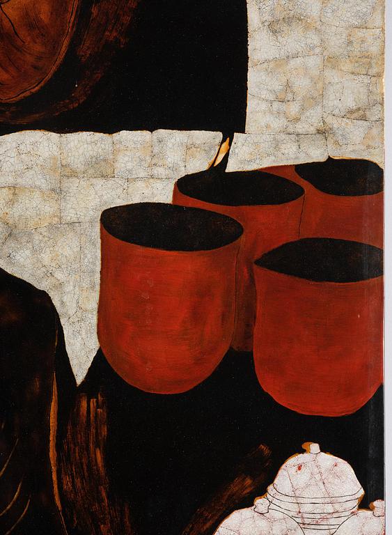 Nguyen Kim Dong, "Pottery Handicraft"/"Atelier de poterie artisanale".