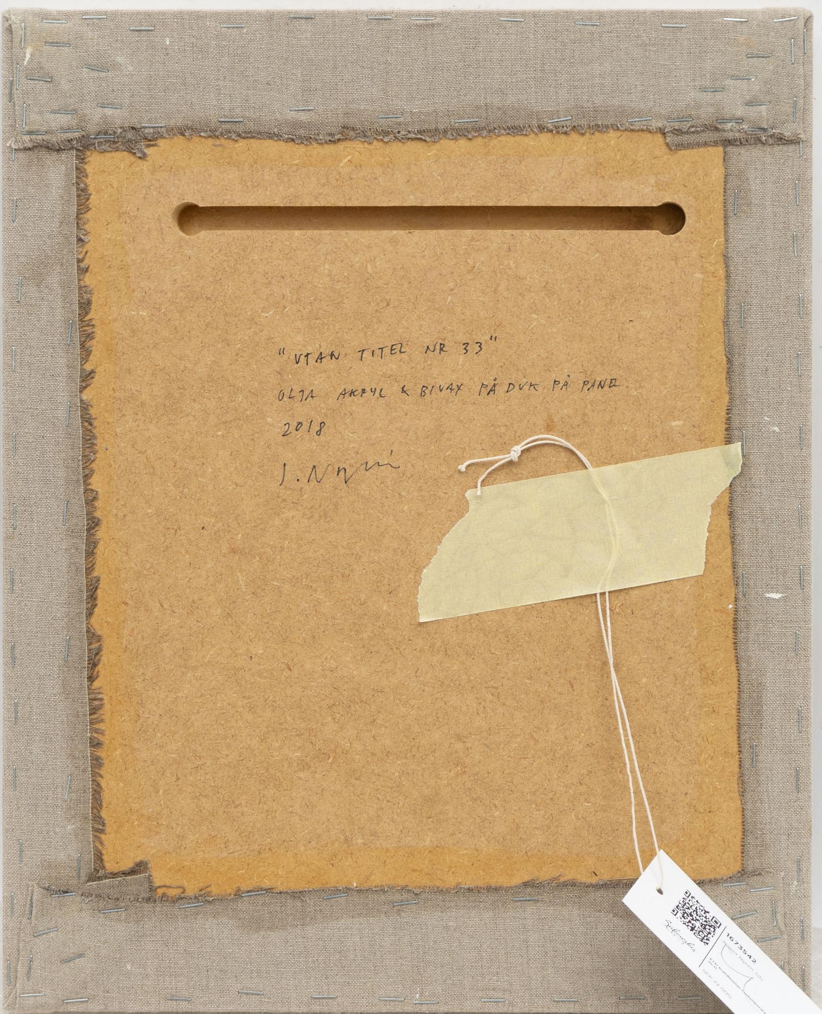 Jesper Nyrén,  "Utan titel nr 33".