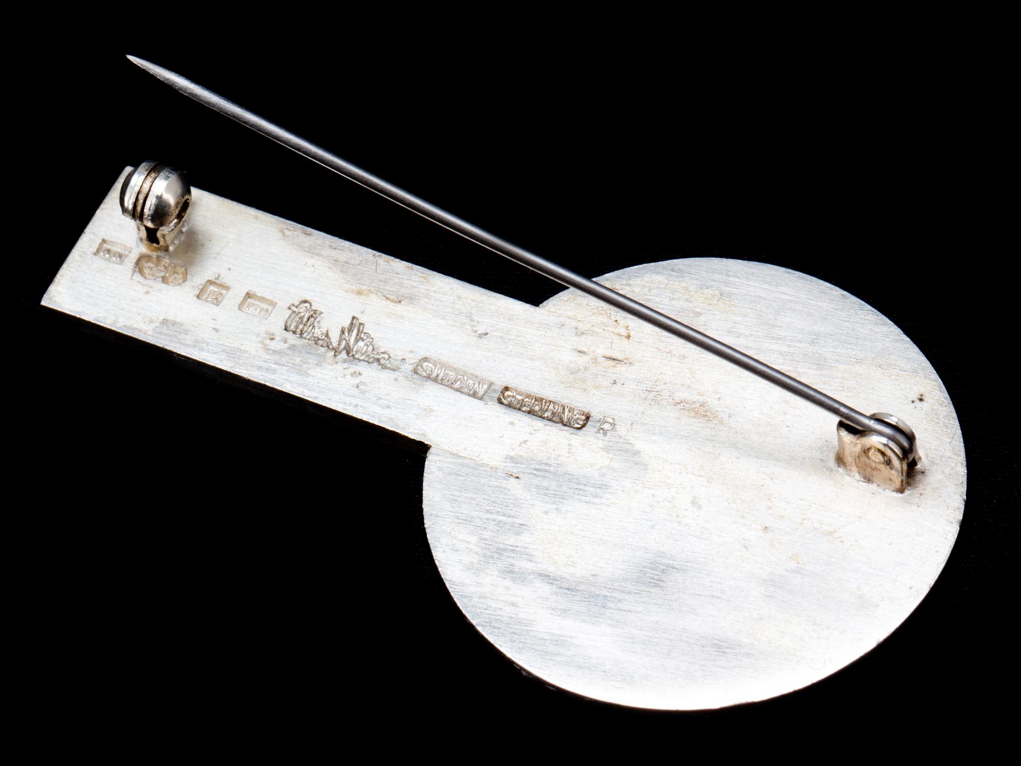 BROSCH, sterling. Wiwen Nilsson, Lund 1962. Vikt ca 14 g.