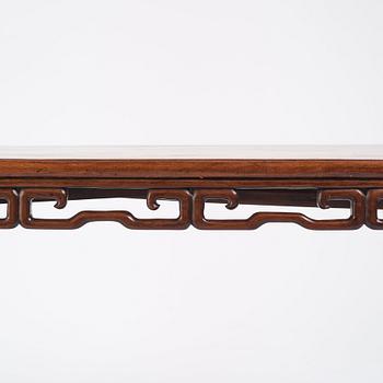 A Chinese hardwood altar table, late Qingdynasty.