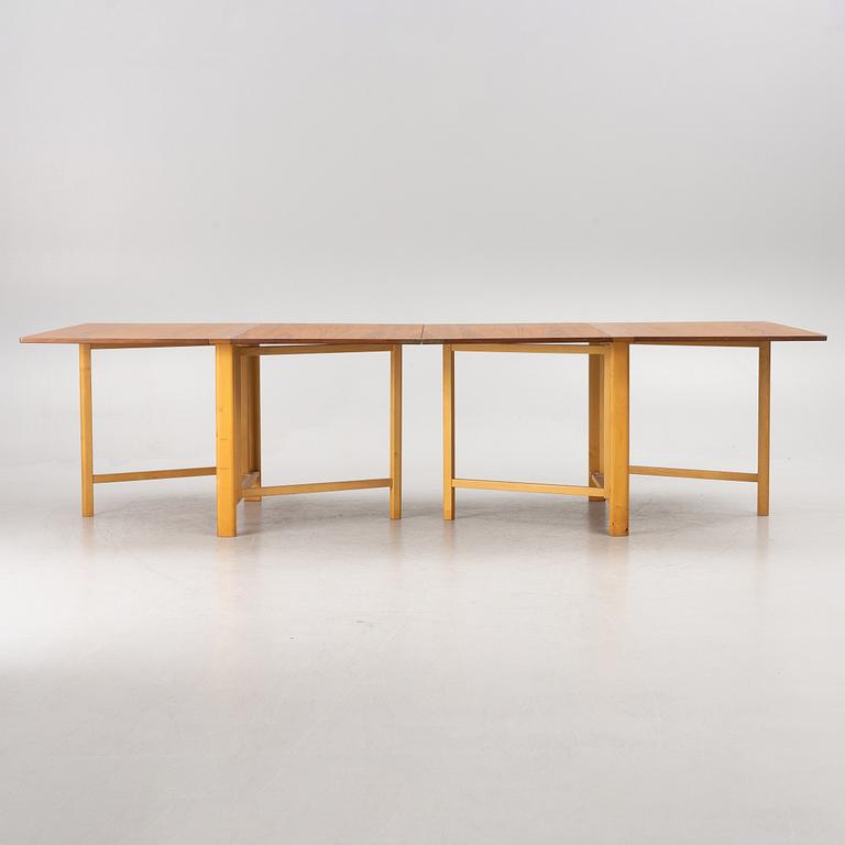 Bruno Mathsson, a drop-leaf table, 'Maria Flap', Firma Karl Mathsson, Värnamo, second half of the 20th Century.