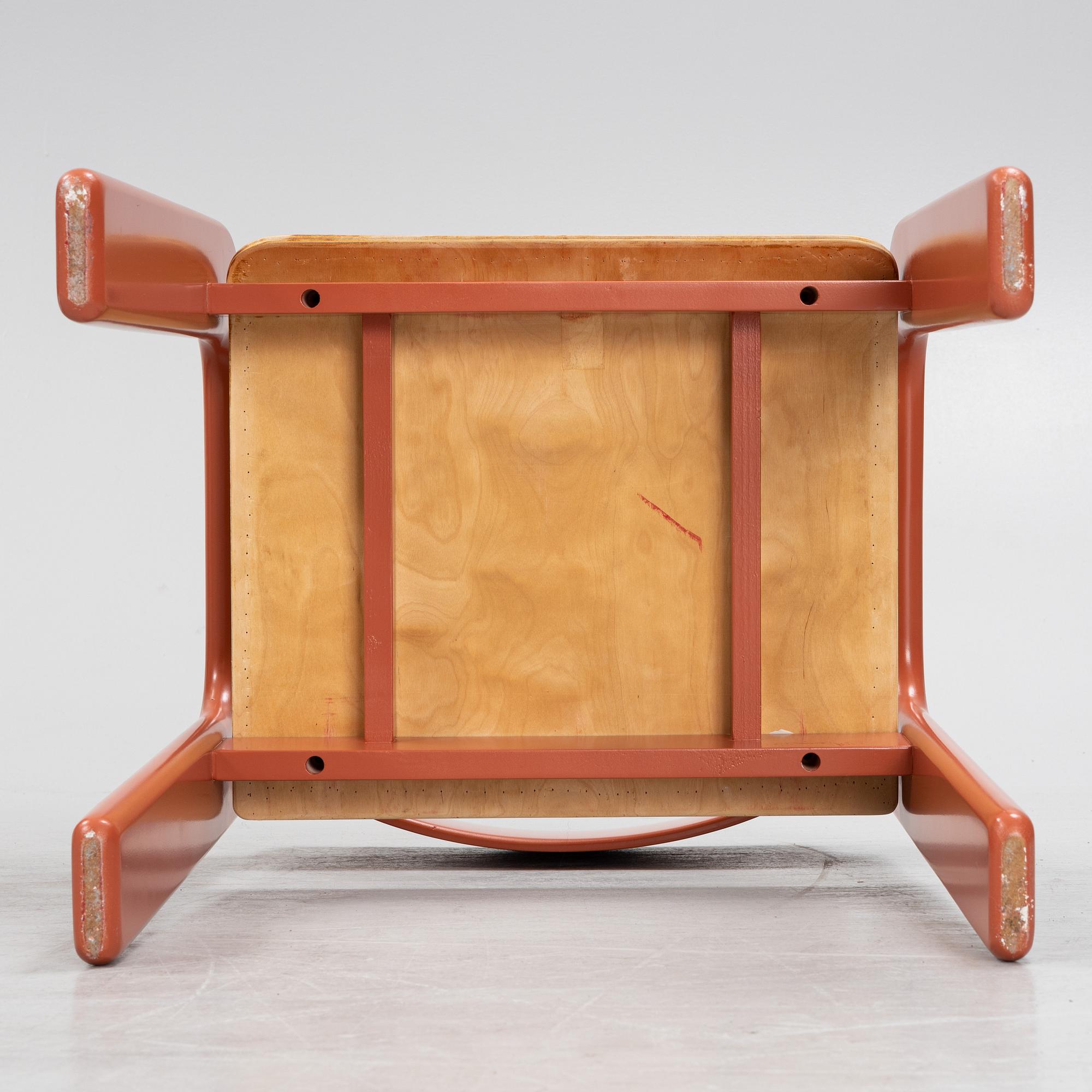 Eero Aarnio, a set of four 'Flamingo' armchairs from Asko, Finland, 1970's.