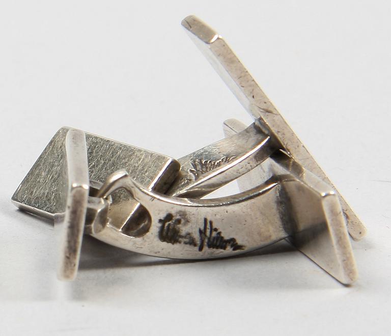 MANSCHETTKNAPPAR, sterling silver, Wiwen Nilsson, Lund 1944.