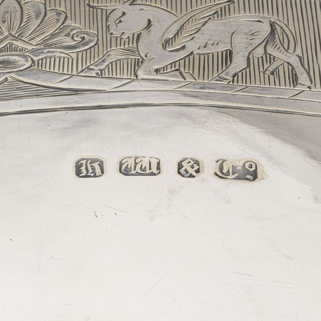 A possibly British 20th century metal tureen with lid.