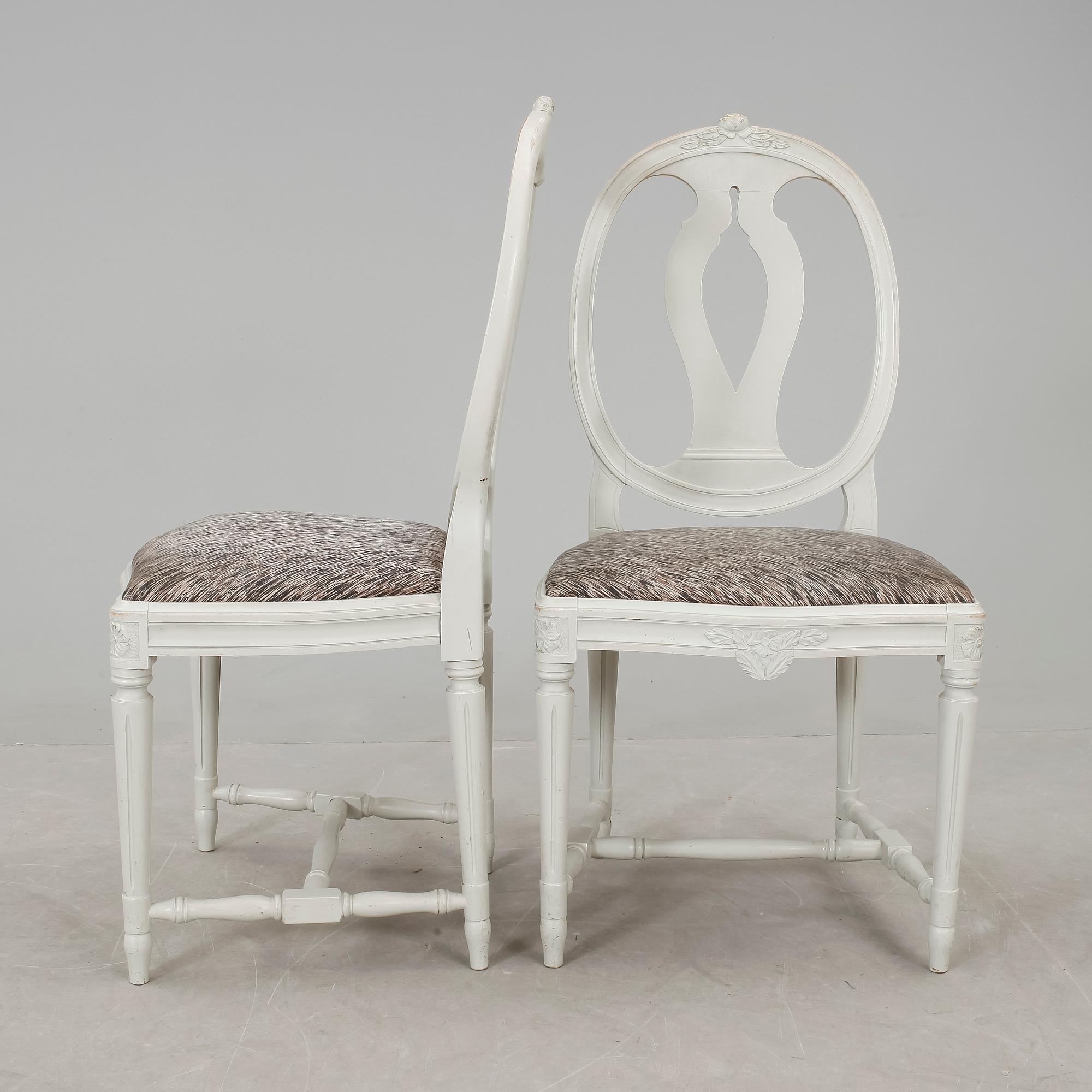 STOLAR, 6 st, gustaviansk stil, 1900-talets första hälft.