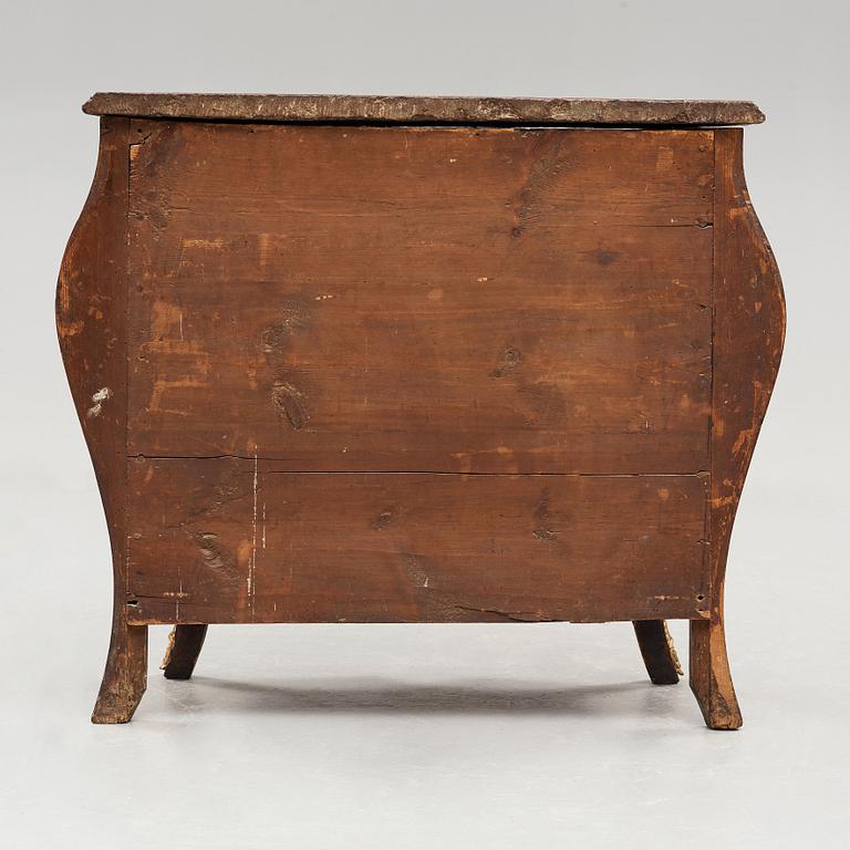 A Swedish Rococo 18th century commode by Gustaf Foltiern (master in Stockholm 1771-1804).