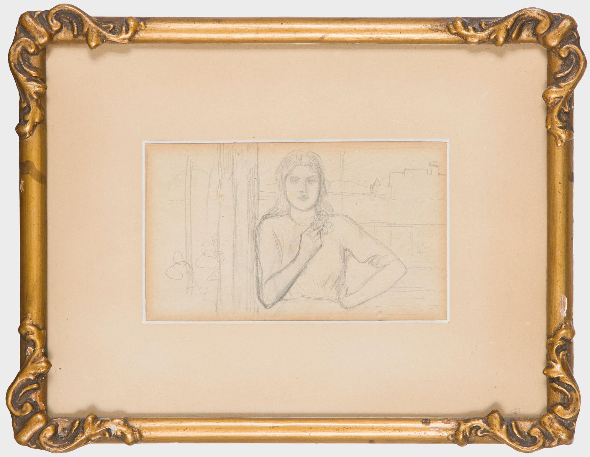 Albert Edelfelt, Study of a Girl.
