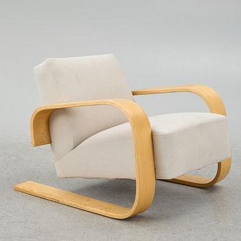 Alvar Aalto, a 'Tank' armchair model 400, Artek, Finland.