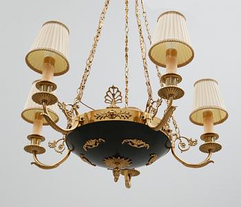 TAKAMPEL, Karl Johansstil, 1900-talets mitt. Höjd ca 70 cm.