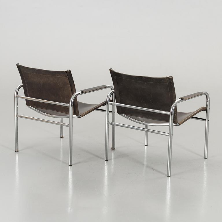 A pair of 'Kinte' armchairs by Tord Björklund for IKEA.