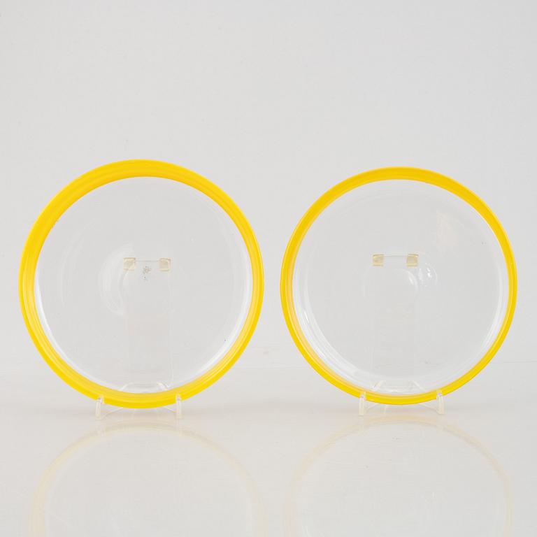 Erik Höglund, glas, sju delar, Boda.